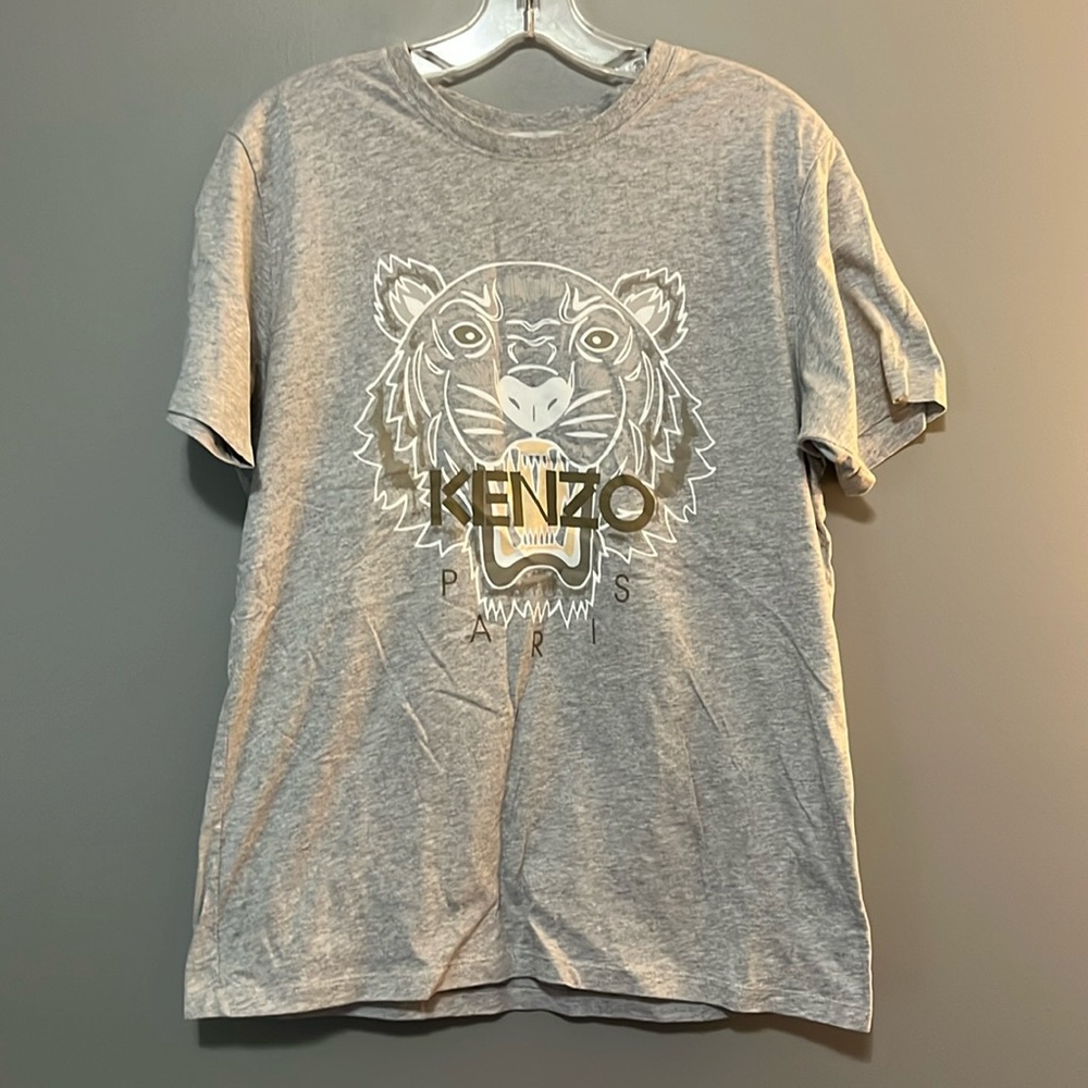 Kenzo Paris t-shirt with lion motif sz L